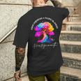 Asian American Pacific Islander Heritage Colorful Tree Men's T-shirt Back Print Gifts for Him