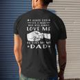 I Asked God For A Man Love Me He Sent My Dad Mens Back Print T-shirt Gifts for Him