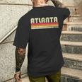 Atlanta Tx Texas City Home Roots Regalo Retro 70S 80S Camiseta Hombre Estampado Espalda Regalos para él
