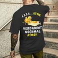 Atme Verdammt Nomal Atme Chick T-Shirt mit Rückendruck Geschenke für Ihn