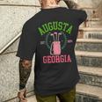 Augusta Georgia Coquette Golf Tournament Bows Social Club Men's T-shirt Back Print Gifts for Him