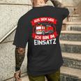 Aus Dem Weg Ich Bin Im Einsatz German Langu T-Shirt mit Rückendruck Geschenke für Ihn