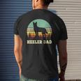 Australian Cattle Dog Red Blue Pet Heeler Dad Cute Mens Essential Mens Back Print T-shirt Gifts for Him