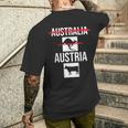 Austria Nicht Australia Österreich Kuh Nicht Känguru T-Shirt mit Rückendruck Geschenke für Ihn