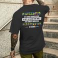 Autism Awareness Outfit Autist Zu Sein Ist Eine Gabe S T-Shirt mit Rückendruck Geschenke für Ihn