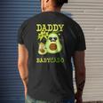 Avocado Daddy Of The Babycado Avocado Vegan Family Matching Mens Back Print T-shirt Gifts for Him