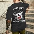 Be In Awe Of My 'Tism Retro Men's T-shirt Back Print Gifts for Him