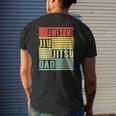 Awesome Jiu Jitsu Dad Mens Back Print T-shirt Gifts for Him