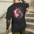 Axolotl Yin Yang Zen Mantra T-Shirt mit Rückendruck Geschenke für Ihn