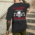 Badass Heavy Equipment Operator Men's T-shirt Back Print Gifts for Him