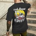 Bagger Papa Baggerfahrer T-Shirt mit Rückendruck Geschenke für Ihn