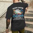 Bahamas Cruise 2024 Family Vacation Cruisin Together Bahamas Men's T-shirt Back Print Gifts for Him
