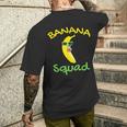 Banana Squad Food Summer Vacation Matching Fruit Lover Party Men's T-shirt Back Print Gifts for Him