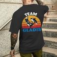 Barco Divertido Team Gladis Orca Whale Camiseta Hombre Estampado Espalda Regalos para él