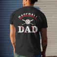 Baseball Dad Happy Fathers Day For Men Boys Kid Mens Back Print T-shirt Gifts for Him