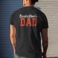 Basketball Dad Mens Back Print T-shirt Gifts for Him
