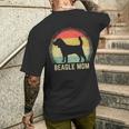 Beagle Mom Beagle Mother Dog Lover Women’S Men's T-shirt Back Print Gifts for Him