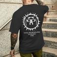 Bear Total Solar Eclipse 2024 Erie Men's T-shirt Back Print Gifts for Him
