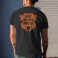 Get In My Belly Thanksgiving Day Turkey Men's T-shirt Back Print Gifts for Him