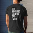 Best Bearded Campin' Dad Ever Outdoor Camping Life Mens Back Print T-shirt Gifts for Him