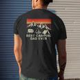 Best Camping Dad Ever For Dad Father's Day Mens Back Print T-shirt Gifts for Him