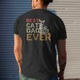 Best Cat Dad Ever Essential Mens Back Print T-shirt Gifts for Him