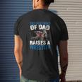 The Best Dad Raises A Wrestler Mens Back Print T-shirt Gifts for Him
