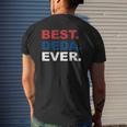 Best Deda Ever Father's Day For Serbian Grandpa Mens Back Print T-shirt Gifts for Him