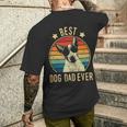 Best Dog Dad Ever Bull Terrier Father's Day Gif Men's T-shirt Back Print Gifts for Him