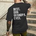 Best Dog Grandpa Ever Cool Camiseta Hombre Estampado Espalda Regalos para él