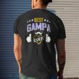 Best Ever Personalized Grandpa Mens Back Print T-shirt Gifts for Him
