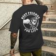Best Friends For Life Rottweiler Dog Lovers Keeper Pet Owner Men's T-shirt Back Print Gifts for Him