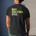 Best Godfather Ever Quote Father's Day Mens Back Print T-shirt Gifts for Him