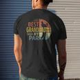Best Granddad By Par Father's Day Golf Grandpa Mens Back Print T-shirt Gifts for Him