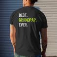 Best Grandpap Ever Grandpa Grandfather Mens Back Print T-shirt Gifts for Him