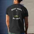 Best Papa By Par Golf Men's Grandpa Mens Back Print T-shirt Gifts for Him
