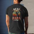 Best Papa By Par Golfing Golf Golfer Mens Back Print T-shirt Gifts for Him