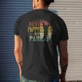Best Pappy By Par Daddy Father's Day Golf Lover Golfer Mens Back Print T-shirt Gifts for Him