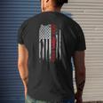 Best Poppi Ever American Usa Flag Father’S Day Poppi Mens Back Print T-shirt Gifts for Him