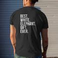 Best White Elephant Ever Christmas Mens Back Print T-shirt Gifts for Him
