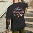 Beste Schwegerin Der Welt T-Shirt mit Rückendruck Geschenke für Ihn