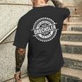 Bester Drechsler Der Welt Drecheln German Language T-Shirt mit Rückendruck Geschenke für Ihn