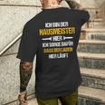 Bester Hausmeister Best Caretaker T-Shirt mit Rückendruck Geschenke für Ihn