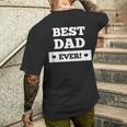 Bester Papa Aller Zeiten Für Den Besten Papa Der Welt T-Shirt mit Rückendruck Geschenke für Ihn