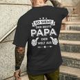 Bester Papa Der Welt Fürater Zumatertag Oder Weihnachten T-Shirt mit Rückendruck Geschenke für Ihn