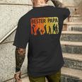 Bester Papa Mit Kind S T-Shirt mit Rückendruck Geschenke für Ihn