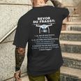 Bevor Du Fragst Drone Pilot T-Shirt mit Rückendruck Geschenke für Ihn