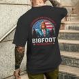 Bigfoot For President Believe Vote Elect Sasquatch Candidate Men's T-shirt Back Print Gifts for Him