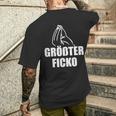 Bigter Ficko Italien Wrehn Workless Gesture T-Shirt mit Rückendruck Geschenke für Ihn