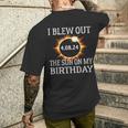 Birthday Solar Eclipse I Blew Out The Sun On My Birthday Men's T-shirt Back Print Gifts for Him